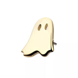 14K Gold Threadless Ghost Top