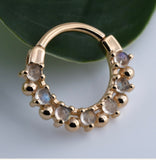 14K Gold Arya Snap Hinged Ring