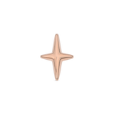 14kt Gold Star Sparkle Threadless End