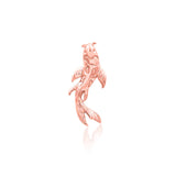 14k Gold Koi Fish Threadless End