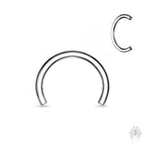 Titanium Horse shoe bar