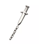 Titanium Dagger Dangle Chain Top (2 options)