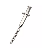 Titanium Dagger Dangle Chain Top (2 options)