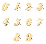 14K Gold Threadless Alphabet, Numbers, Symbols Top (35 options)