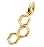 14K Gold Honeycomb Charms (2 options)