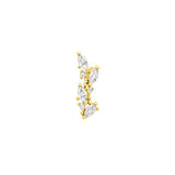 14K Gold Andreia Threadless End