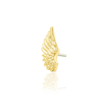 14K Gold Icarus Threadless End