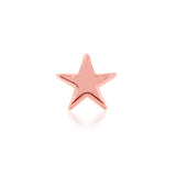 14k Gold Star Threadless End