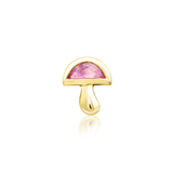 14K Gold Amanita Threadless End