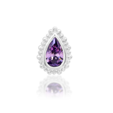 14K Gold Avani Amethyst Threadless End