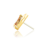 14K Gold Kya Champagne Threadless End