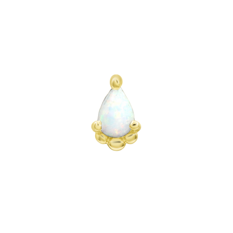 14K Gold Amani Threadless End