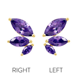 14K Gold Glory Amethyst Threadless End