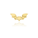 14K Gold Bat Threadless End