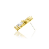 14K Gold Revive CZ Threadless End