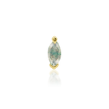 14K Gold Marquise Moss II Threadless End