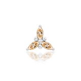 14K Gold Mabel Champagne Threadless End