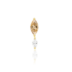 14K Gold Emersyn Champagne Threadless End