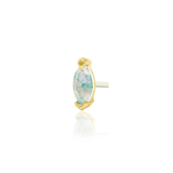 14K Gold Marquise Moss II Threadless End