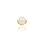 14K Gold Lacey Pearl Threadless End