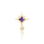 14K Gold Lolanthe Amethyst Threadless End