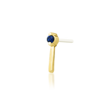 14K Gold Vast Sapphire Blue Threadless End