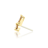 14K Gold Mabel Champagne Threadless End