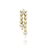 14K Gold Calista CZ Threadless End