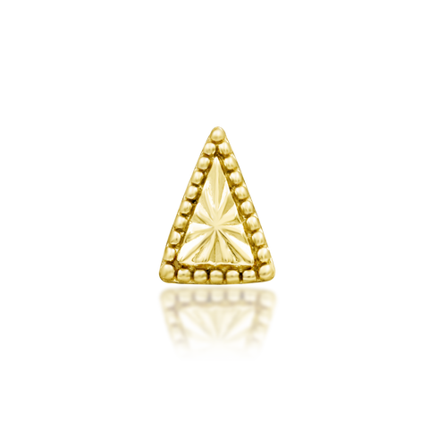 14K Gold Mila Threadless End