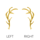 14K Gold Antler threadless end