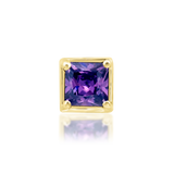 14K Gold Corcran Amethyst Threadless End