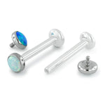 MnM Threaded Opal Cabochon End